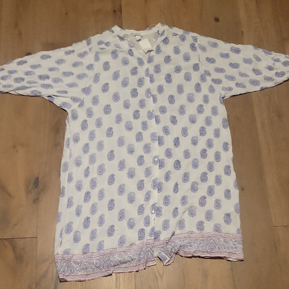 NWT H&M Size 10 lightweight button-up dress